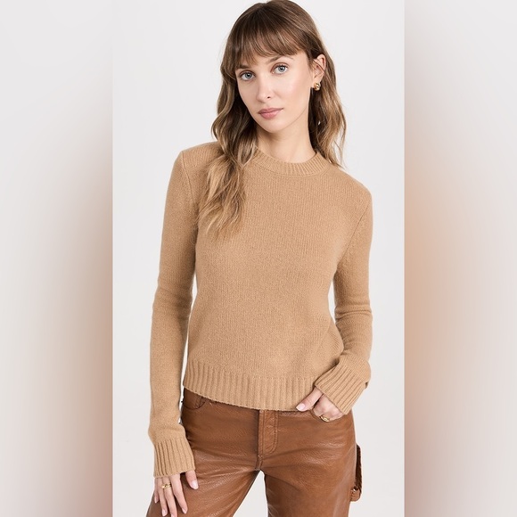 NIP/ Enza Costa 100% Cashmere Sweater size Small color Beige